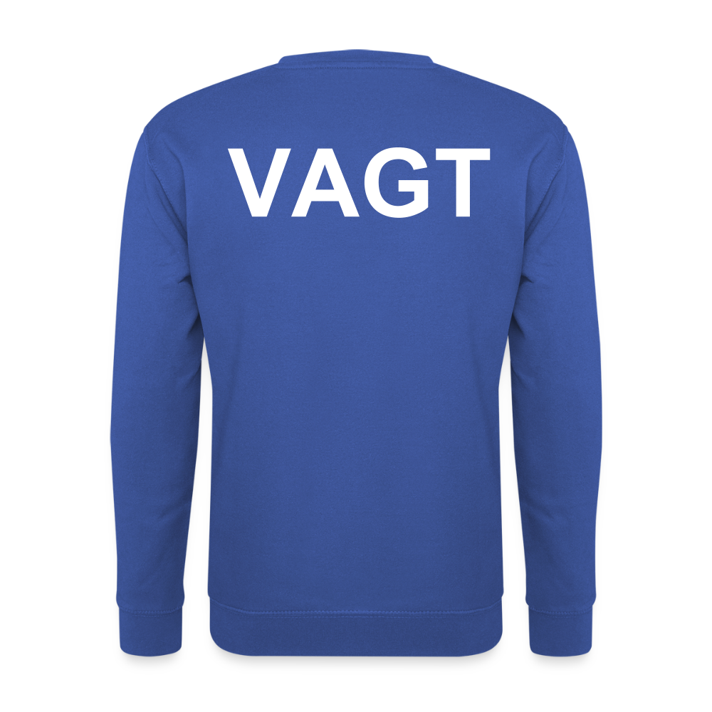 Unisex Vagt Sweatshirt - kongeblå