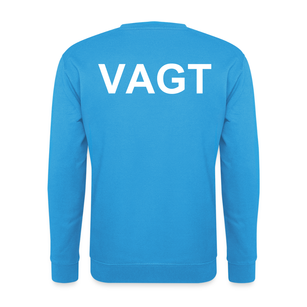 Unisex Vagt Sweatshirt - havblå