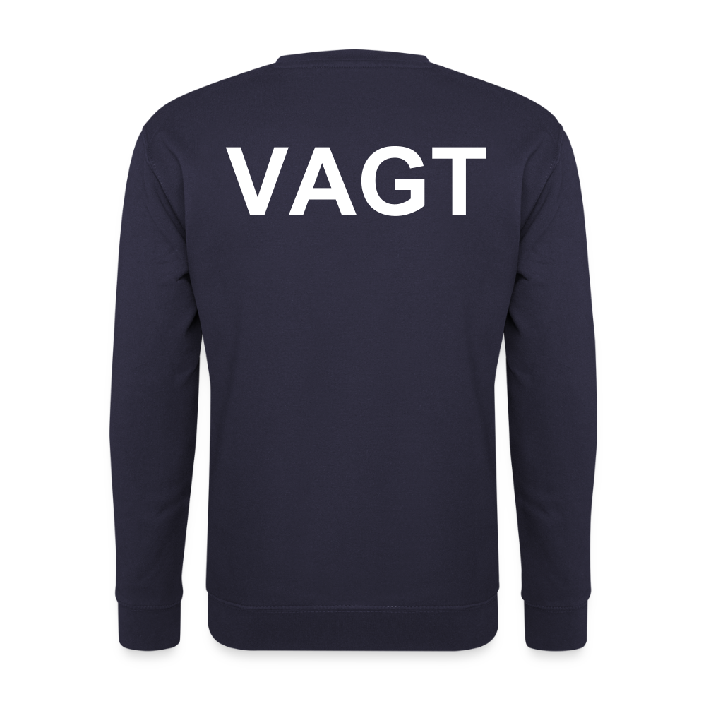 Unisex Vagt Sweatshirt - marineblå