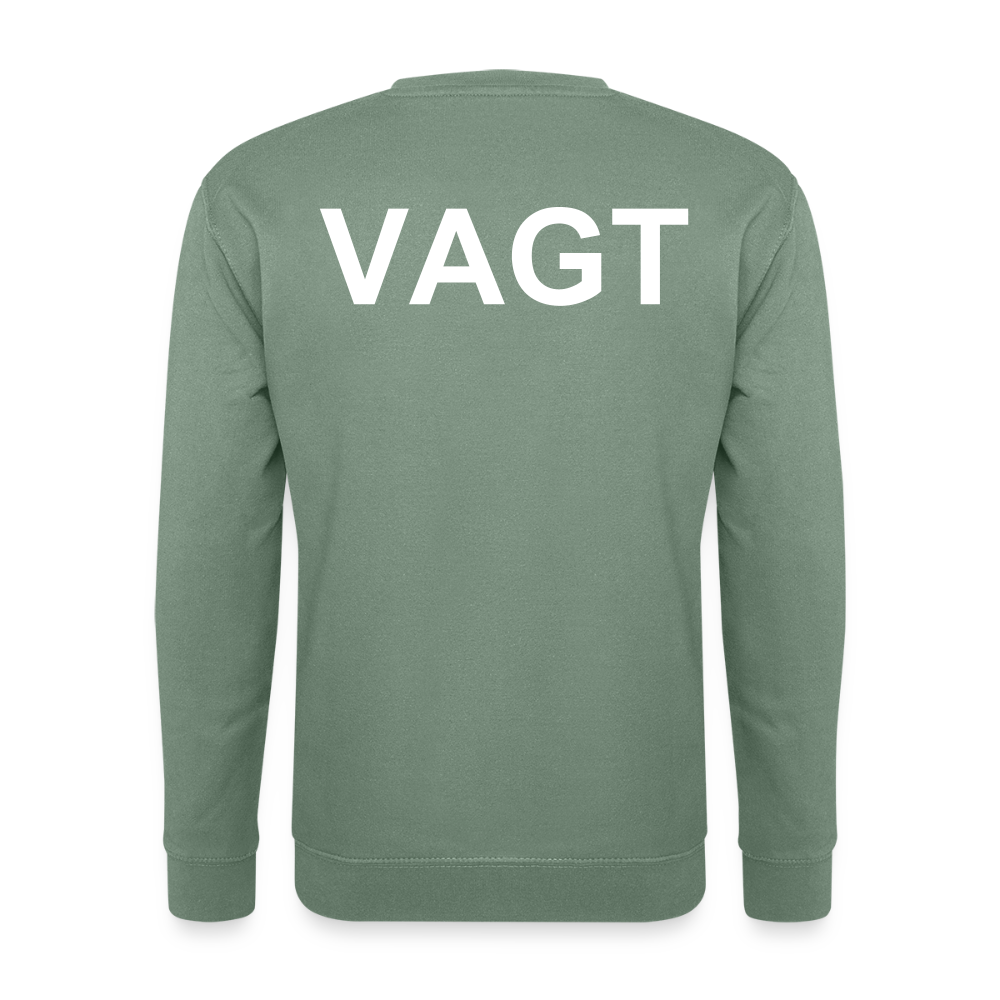 Unisex Vagt Sweatshirt - grågrøn