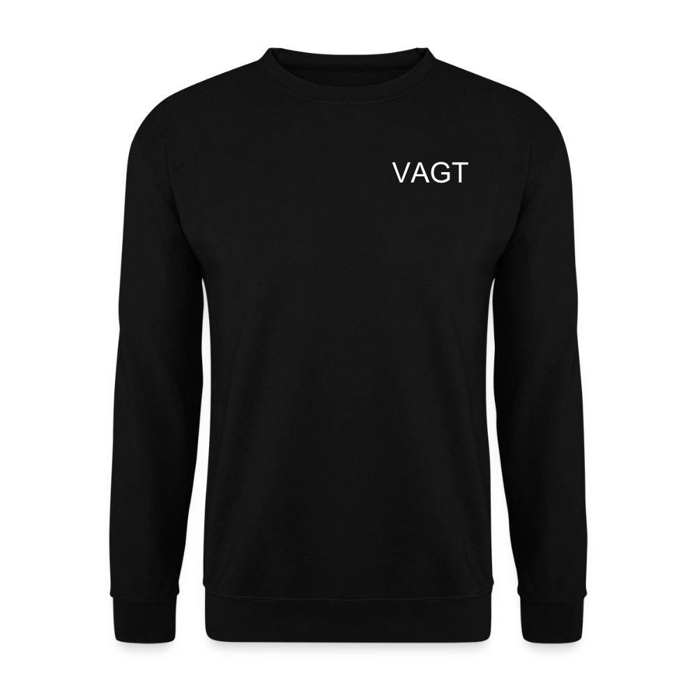 Unisex Vagt Sweatshirt - sort
