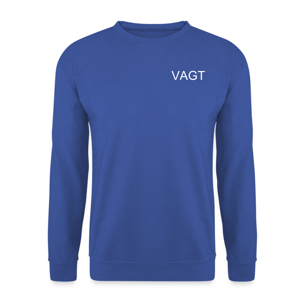 Unisex Vagt Sweatshirt - kongeblå