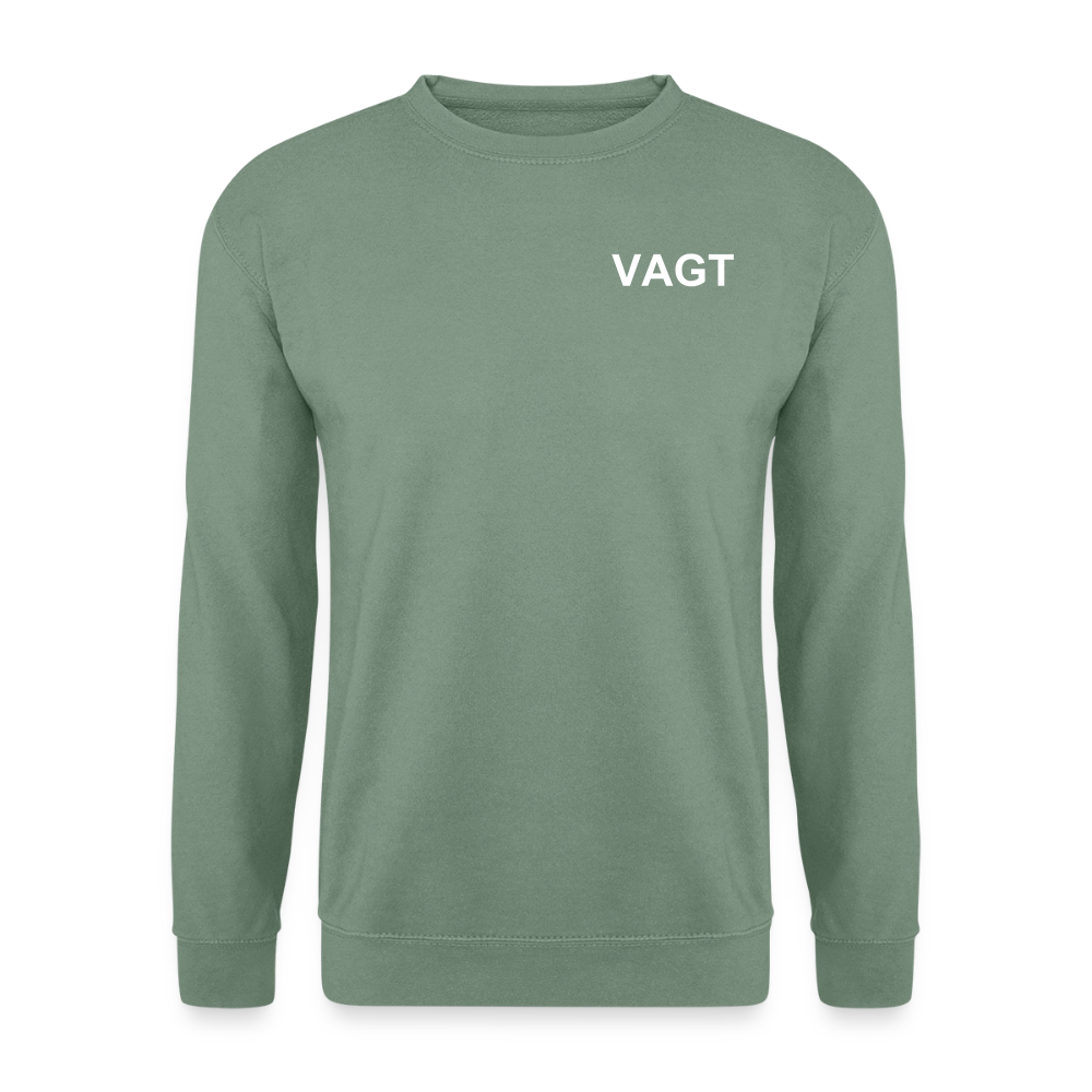Unisex Vagt Sweatshirt - grågrøn