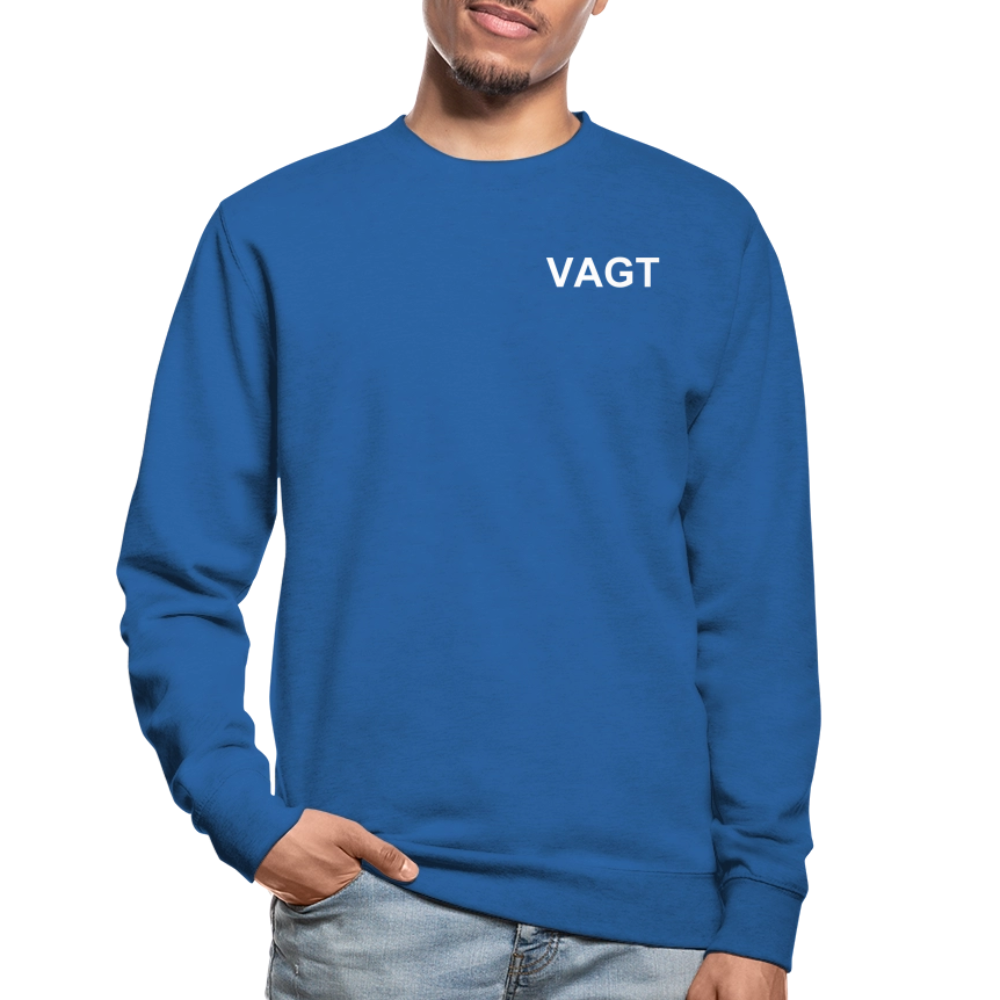 Unisex Vagt Sweatshirt - kongeblå