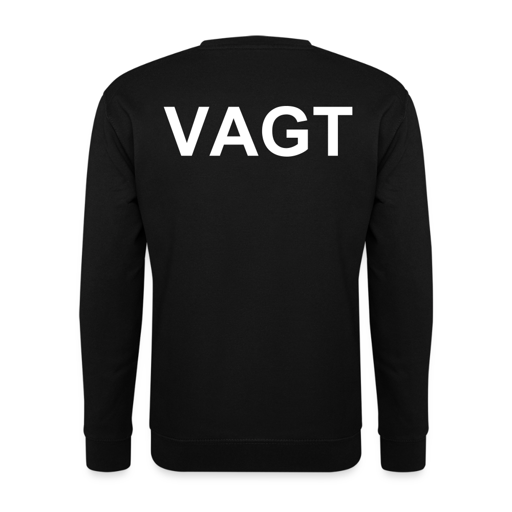 Unisex Vagt Sweatshirt - sort