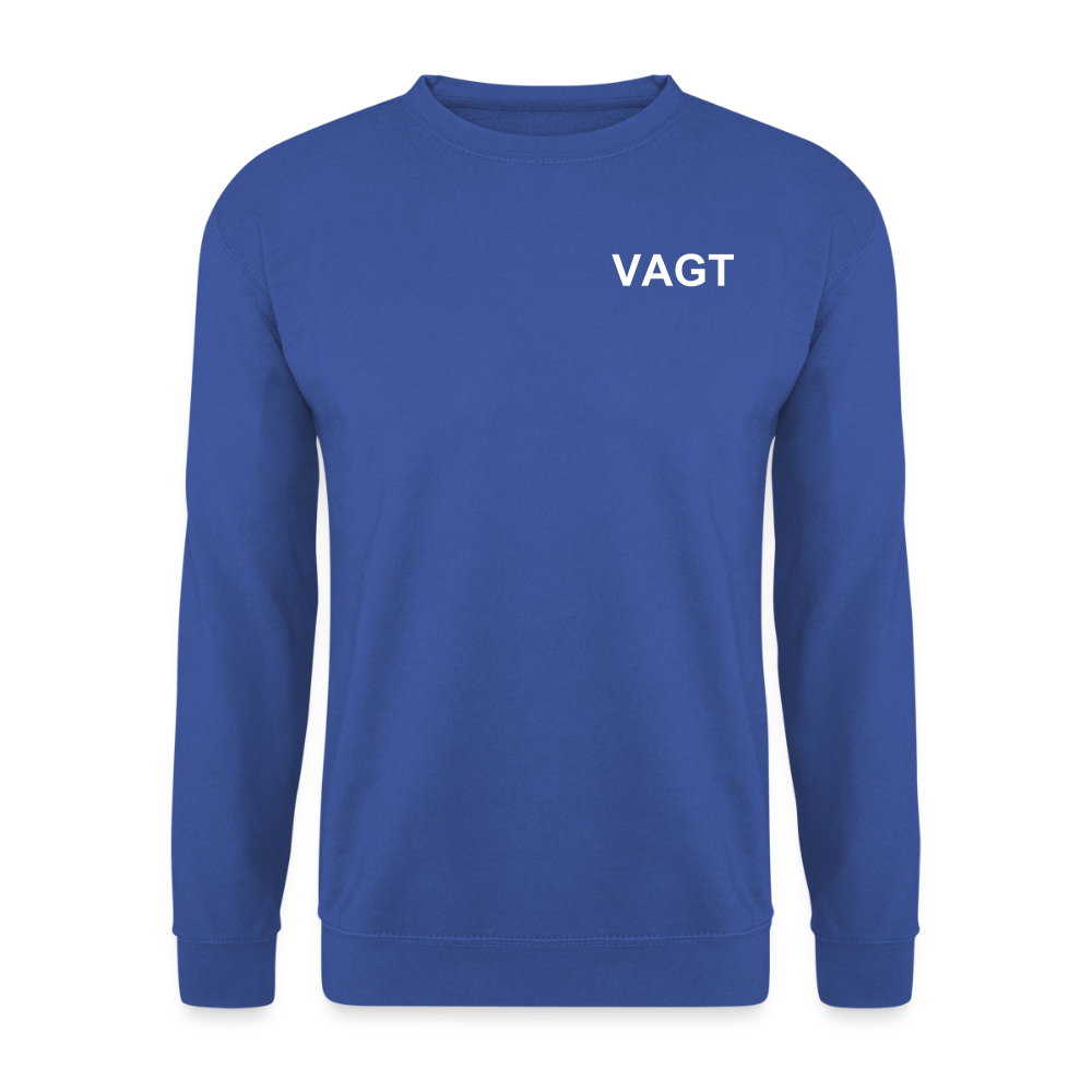 Unisex Vagt Sweatshirt - kongeblå