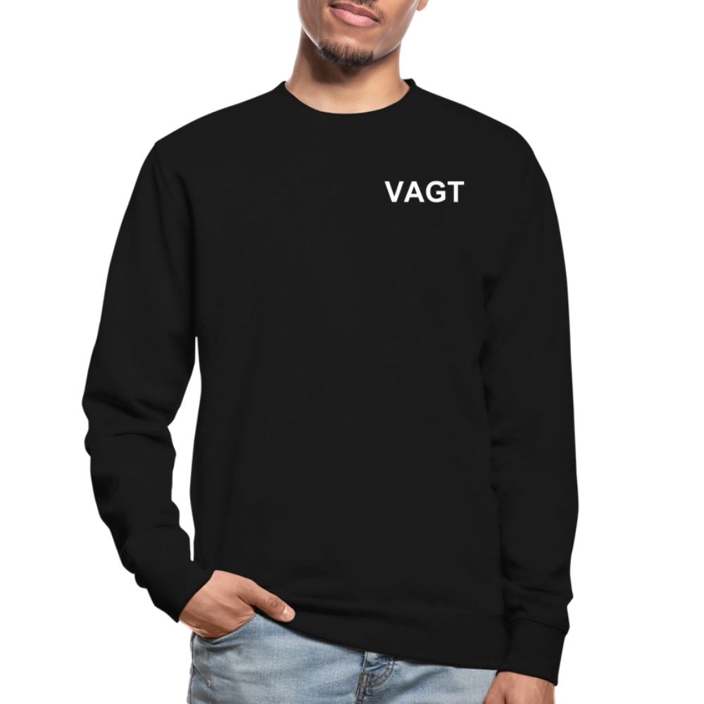 Unisex Vagt Sweatshirt - sort