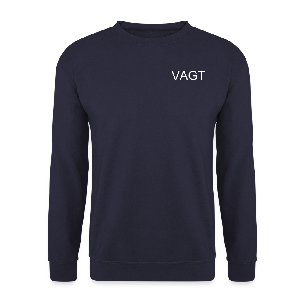 Unisex Vagt Sweatshirt - marineblå