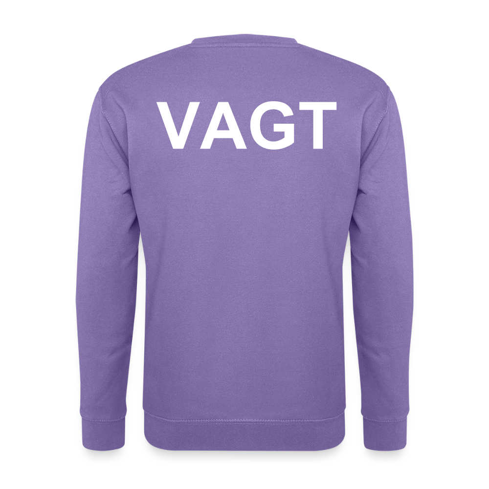 Unisex Vagt Sweatshirt - lavendel
