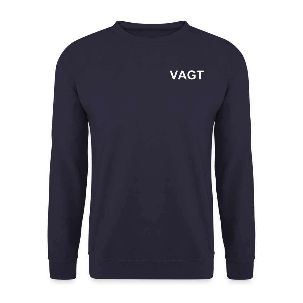 Unisex Vagt Sweatshirt - marineblå