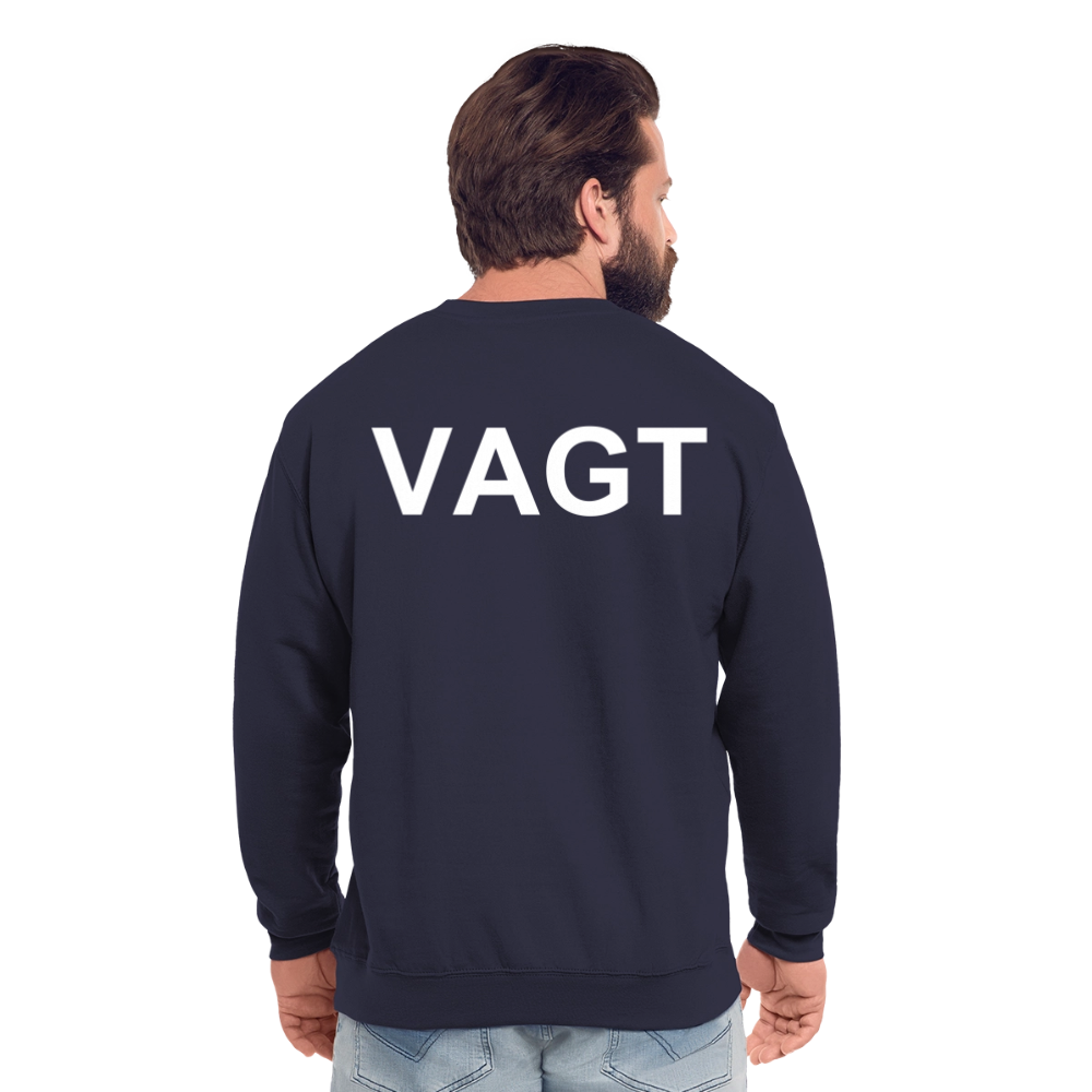 Unisex Vagt Sweatshirt - marineblå